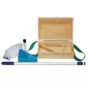 4종세트 교사용 곤충채집 상자/삼각통/포충망/유리병