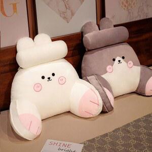 등받이 삼각 메모리폼 심플 귀여운 캐릭터 쿠션 캐릭터쿠션 A 베 허리받침