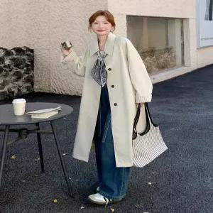 바이브랜타 트렌치코트 가을 간절기 바바리코트 하프