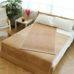 죽섬유 쿨매트 200x250cm 침실용 통풍 여름철 침대 바닥 깔개 천연소재