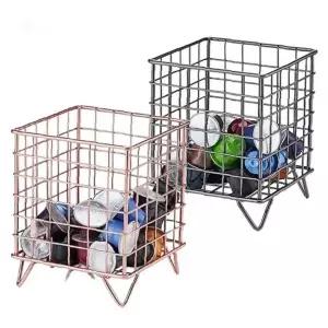 캡슐커피 수납 정리용품 와이어 바스켓 디자인 주방 카운터 보관 케이스 거치대