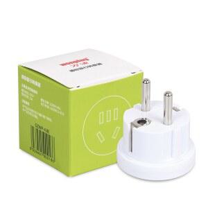 유럽형 코드 핑크 변환 전환 변환기 여행용 돼지코 화이트룩 플러그