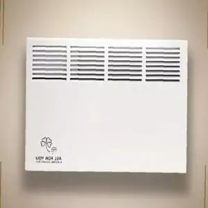 벽걸이 전기 히터 대류식 온풍기 거실용 화이트 슬림형 가정용 동절기 난방