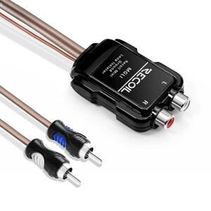 반동 MGLI 2채널 RCA 스테레오 접지 루프 노이즈 솔레이터 자동차 증폭기 필터 오디오 신호 제거