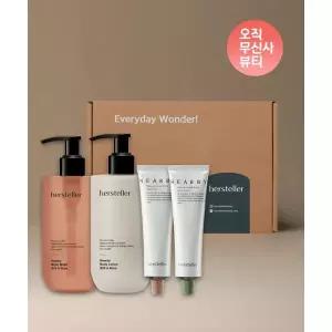 HERSTELLER [선물포장] 니어바이 바디 케어 4종 세트 (워시 1개+로션 1개+핸드밤 2종) 2055819