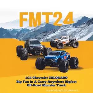 수집품 RC FMS FMT24 1/24 쉐보레 콜로라도 전동 오프로드 몬스터 트럭 2단 고속 리모컨 전지형 자동차