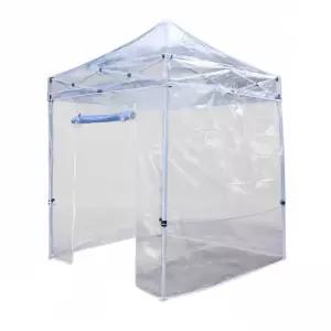 간이 비닐 바람막이 투명 농막 방한 대기실 우천용 행사용 천막