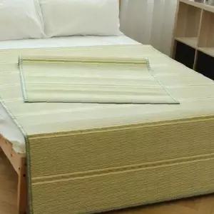 침대 대나무 깔개 150x190 여름용 침실 바닥 매트 통풍 쿨링 천연 소재