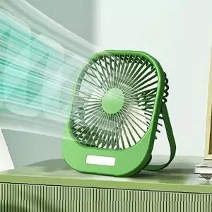 휴대용 소형 회전식 송풍기 무선충전 실내용 야외용 캠핑용 저소음 탁상형 벽부착형