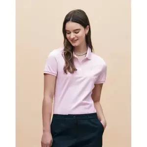 매장정품 HAZZYS 헤지스 LADIES [아이코닉] 슬림핏 반팔 피케 티셔츠 라이트핑크 HSTS5BC31P1 1158788