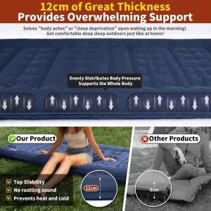 호환 MAPLEAF 캠핑에어매트 에어침대 자충매트 12cm 캠핑 캠핑용품 땡처리 신기한 베스트 용품 아이디어 텐