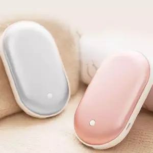 휴대용 전기 핸드워머 양면 발열 USB 충전 겨울 실내외 보온 기기