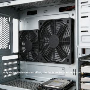 호환 40mm 120mm PC 팬 방진 케이스 가드 그릴 보호대 커버 컴퓨터 메쉬 이동식 전면 플레이트