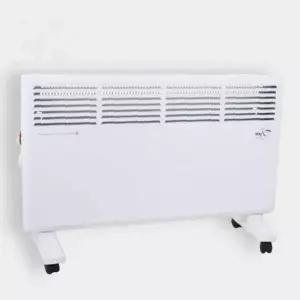 바퀴형 이동식 대류 온풍기 2000w 실내 거실 사무실 화이트 패널 난방기