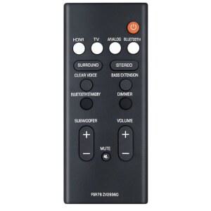 야마하 사운드바 ATS-1060 ATS-1070 YAS-106 YAS-207 YAS-107 YAS-108 YAS-207BL YAS-CU207 가정용 오디오 스피커 블루투스 사운드바(CR2032 / CR2025 배터리)용 리모컨 교체용 FSR78 ZV28960