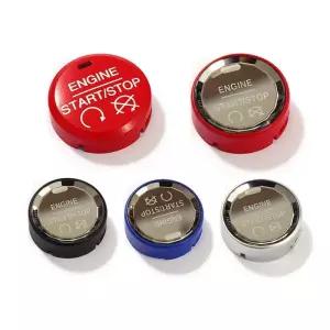 자동차 시동 스위치 단추 2015 머스탱 2018 정지 교체 키 원 스티커 잠금 키트