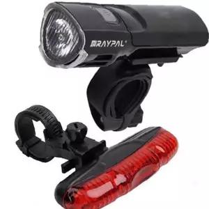 충전식 전후방 조명세트 고휘도 야간 라이딩 안전등 자전거 라이트 블랙 방수형