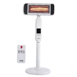 벽걸이 리모컨 적외선 온열기 실내 욕실용 전기 발열 난방장치 겨울철 보조 온풍기