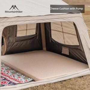 호환 마운틴하이커 야외 캠핑용 에어펌프 에어쿠션 매트리스 자동 팽창식 침대 휴대용 매트 치즈
