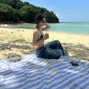 초경량 휴대용 비치 매트 방수 모래방지 야외 캠핑 여행용 지지대 패드