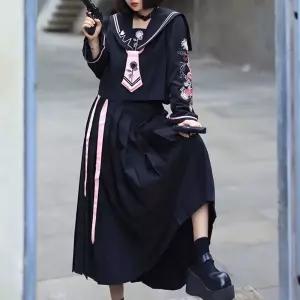 교복몰 블랙 드래곤 코스프레 세라복 프레피룩 긴팔 KtD3+3iOs