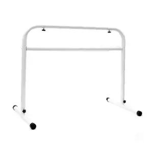 이동식 스트레칭 연습봉 1.3m 화이트 바닥 고정형 바 홈트레이닝 요가 필라테스