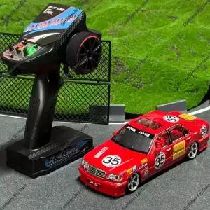 수집품 RC 드리프트 원격 조종 자동차 1/24 4륜 구동 전동 무선 모델 레이싱 모기 HGQ8 생일 선물