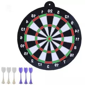 원형 안전 다트판 자석식 29cm 실내 타겟 던지기 놀이 가정용 레저 게임 세트