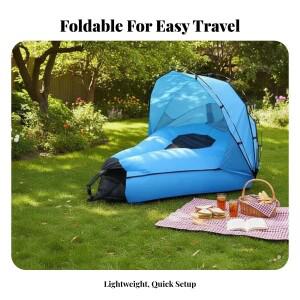 호환 해변 캠핑용 에어 소파 침대  휴대용 접이식 매트리스  야외용  라운저