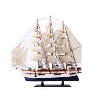 대형 돛단배 모형 풍수인테리어 빈티지 웃는 거실장 장 철제 레몬 조립식