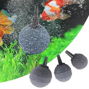 콩돌 에어 스톤 구피 산소 키우기 어항 원형 여과기 XWV1+8lfY
