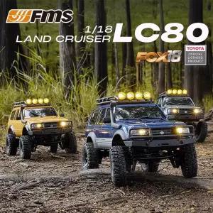 수집품 RC FCX18 RC카 LC80 1/18 2.4G 4륜구동 무선 조종 오프로드 트럭 SUV 락 크롤러 클라이밍 자동차 어