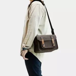 헤링본 헤링본 카메라가방 카메라숄더백 파파스포켓K시즌5 스몰(미러리스 후지가방)-브라운