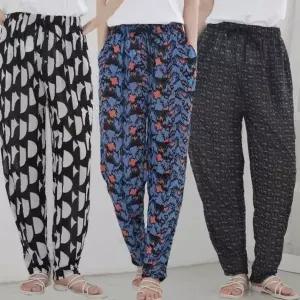 쿨링 허리밴딩 몸빼바지 여성 냉감소재 주머니 여름용 작업복 빅사이즈 남녀공용