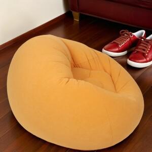 호환 팽창식 빈백 의자 성인용 휴대용 야외 에어 라운저 소파 캠핑 피크닉 해변 파티오 여행용 인체공학적