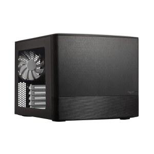 프랙탈 디자인 노드 804 - 블랙 큐브 컴팩트 컴퓨터 케이스 mATX 높은 공기 흐름 모듈식 인테리어 3배 무음 R2 120mm 팬 포함 USB 3.0 윈도우 사이드 패널