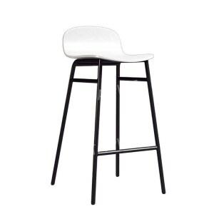 키큰의자 골드바의자 다리긴의자 체어 의자 홈바의자 75_블랙_레그_흰색