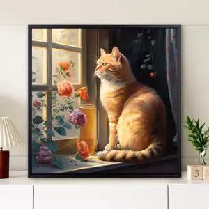 고양이 그림 그리기 아크릴 유화 피포페인팅