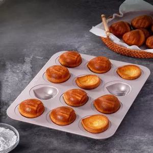 버터떡틀 상하이 오븐용 12구 베이킹 빵틀 마들렌틀 레몬 피낭시에틀