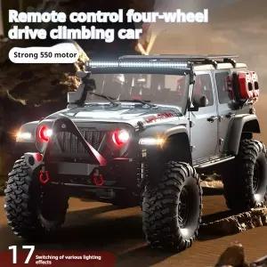 수집품 RC Huangbo 110 Hb R1011 업그레이드 된 랭글러 풀 사이즈 원격 제어 모델 자동차 고속 오프로드 등