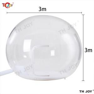 호환 팽창식 스노우 글로브 투명 버블 하우스  야외 이글루 돔 텐트  10 피트