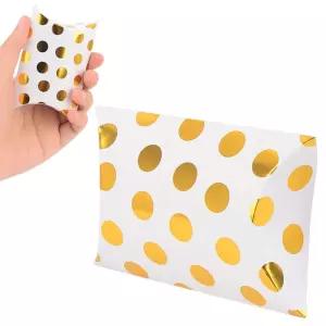 답례품상자 골드 패턴 선물 상자 땡땡이 포장 박스 행사 생일 ekR1+9kML