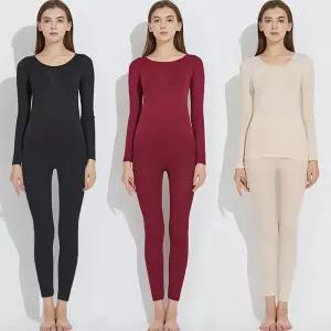 따뜻한 편한 초경량 여성 발열 내의 내복 타이즈 세트 Roi7+4KvD