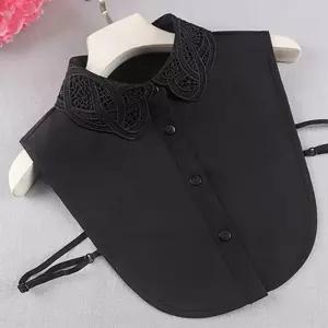 여성 레이어드 넥 케이프 가짜 목 카라 골프 웨어 QxS8+4djU