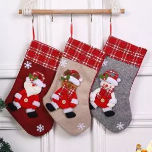 크리스마스 트리장식 소품 대형 데코양말1P 선물양말 qJn9+1Lwb