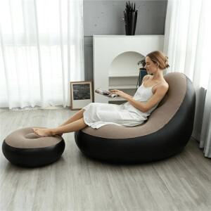 호환 휴대용 에어 소파 발받침 포함  인기 야외 캠핑 라운저  방수 내마모성 매트리스