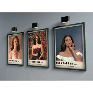 호환 라나 델 레이 포스터 가수 리지 그랜트 미적 음악 앨범 랩퍼 힙합 영화 캔버스 회화 벽 아트 벽화 룸