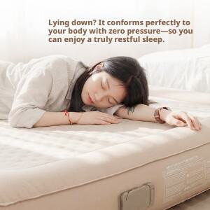 호환 안벨스타일 에어매트리스 20CM 두께 브러쉬드 표면 휴대용 에어베드 차량 바닥 텐트 가정용 게스트 가