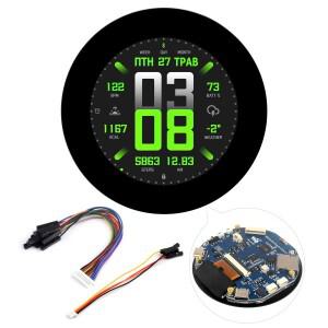 호환 Waveshare ESP32-S3 정전식 터치 라운드 디스플레이 개발 보드  480 × IPS  WiFi블루투스 지원  262K