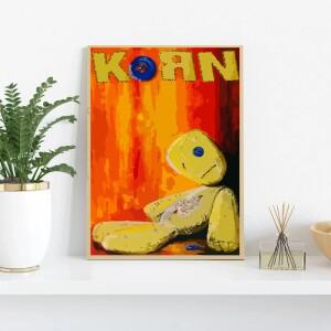 호환 코른 록 밴드 음악 포스터프린트 캔버스 그림 벽 예술 현대 가족 침실 클럽 바 방 장식 선물